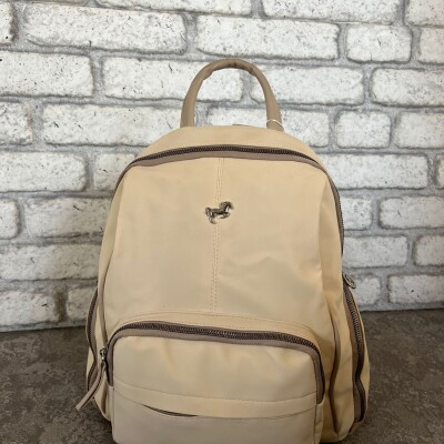 Miami Polo Bej Sırt Çantası