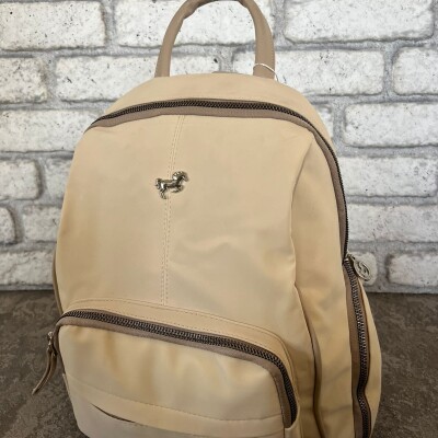 Miami Polo Bej Sırt Çantası