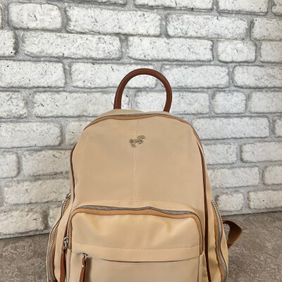 Miami Polo Krem Sırt Çantası