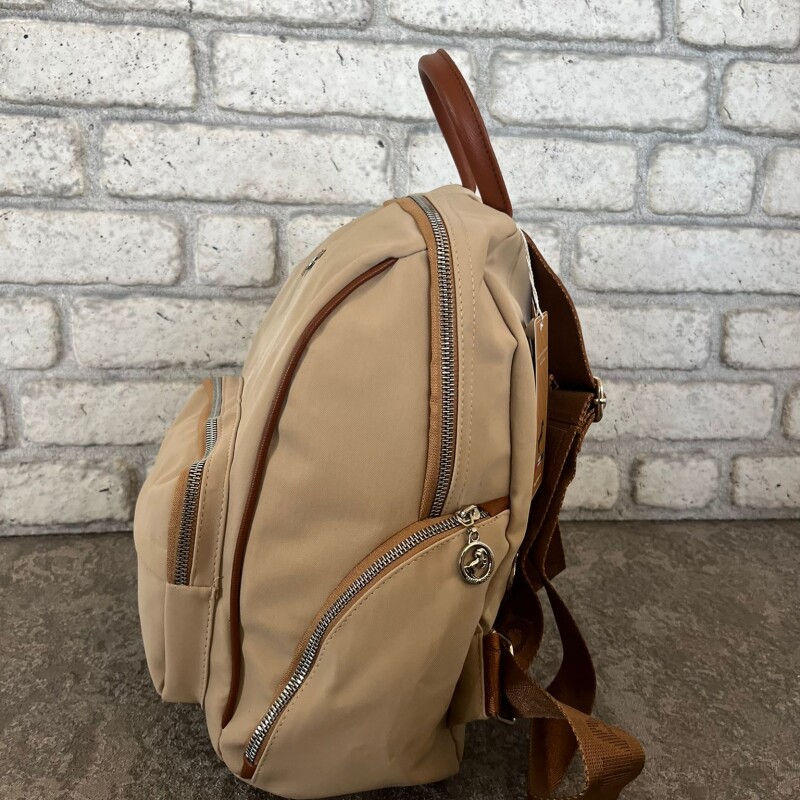 Miami Polo Krem Sırt Çantası