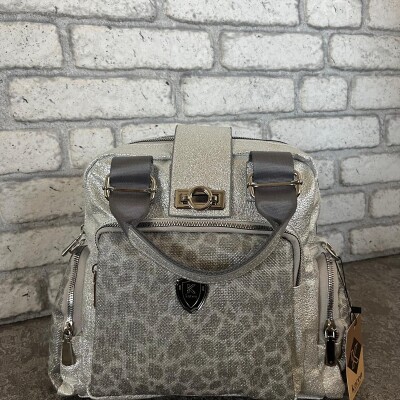 Kadın Gri Cilt Sırt Ve El Çantası