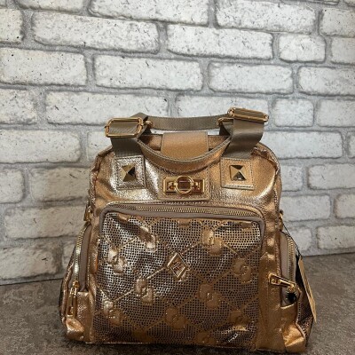 Kadın Bronz Cilt Sırt Ve El Çantası