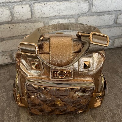 Kadın Bronz Cilt Sırt Ve El Çantası